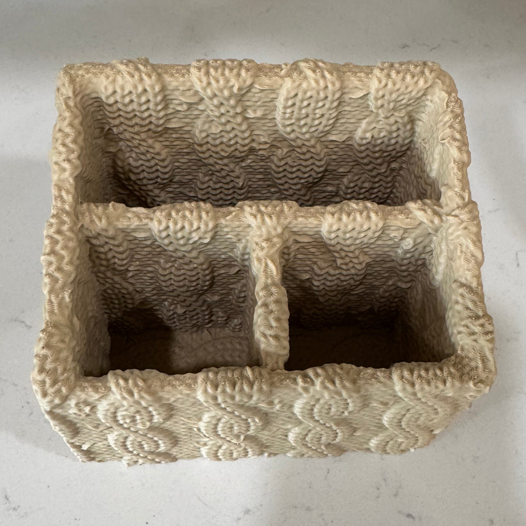 Cable Knit Pen Cup & Organizers | Cozy Collection