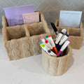 Cable Knit Pen Cup & Organizers | Cozy Collection