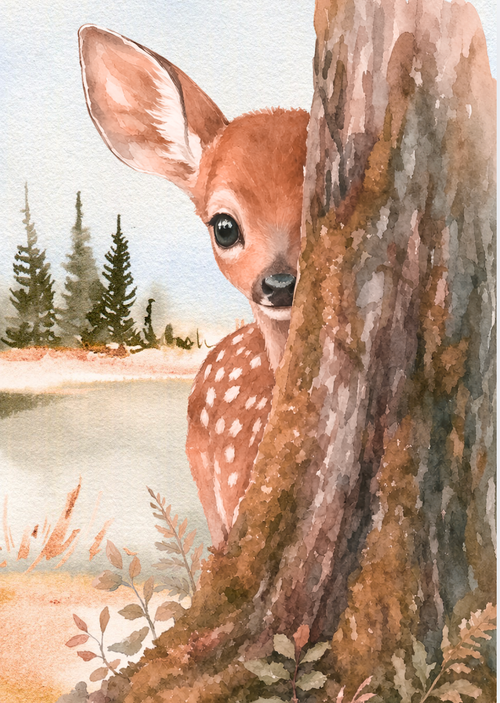 Autumn Brush Strokes – Single Prints