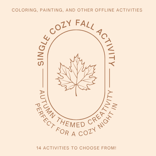 Single Cozy Fall Activity